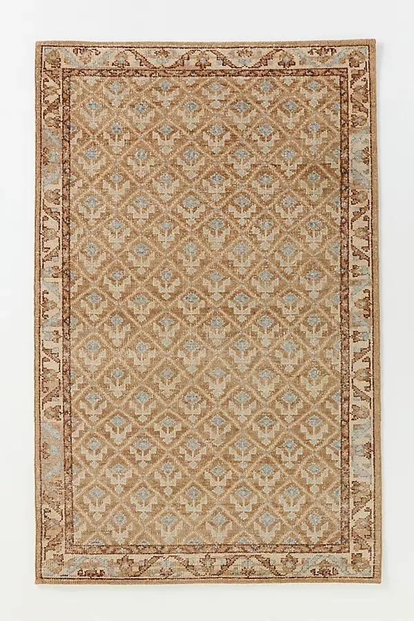 Tato Bouti Hand-Knotted Wool Persian-Inspired Rug