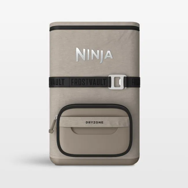Ninja ® FrostVault™ Go 24-Can Backpack Soft Cooler with Cold Dry Zone in Birch Beige