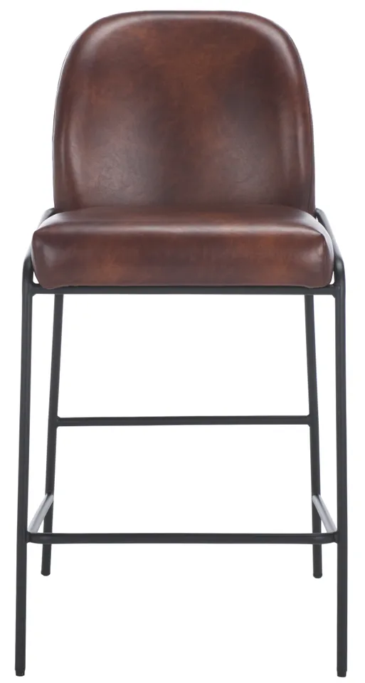 Ivey Counter Stool - Dark Brown / Black