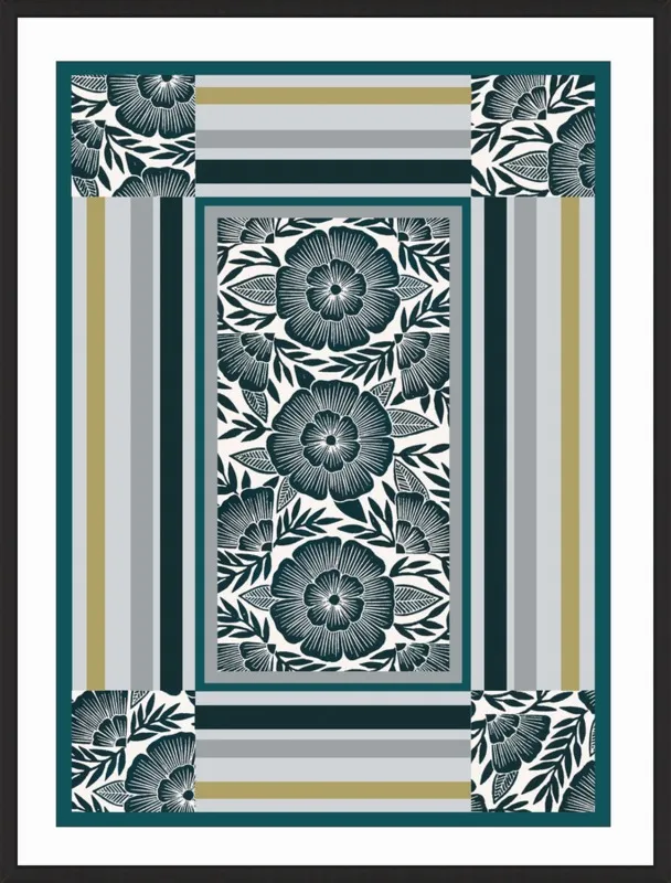 Botanical Frame 1 by Katharine Watson for Artfully Walls