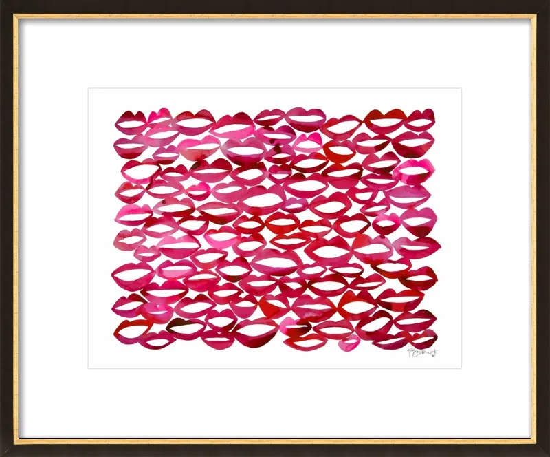 Juicy Lips by Kate Roebuck for Artfully Walls