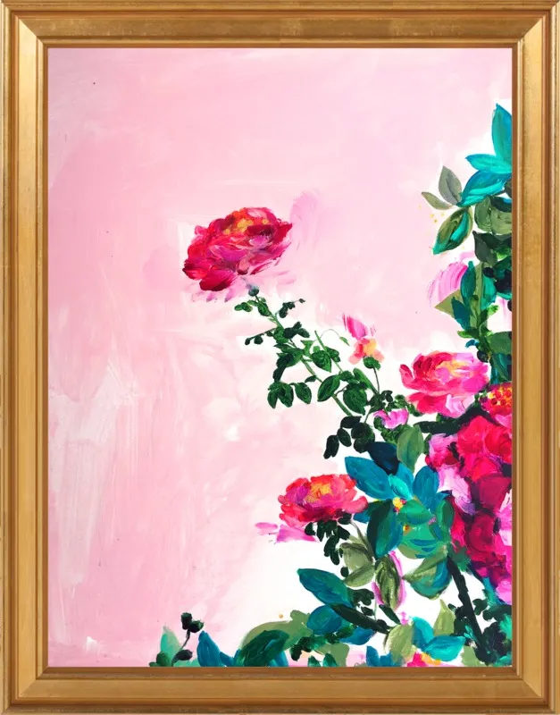 Rose Garden I by Christine Lindstrom for Artfully Walls