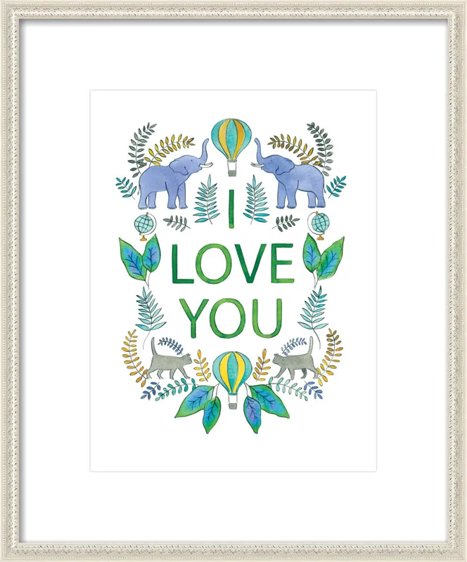 I Love You by Rachel Rogers for Artfully Walls