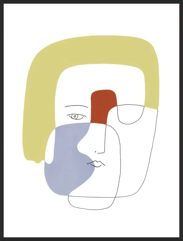 September Blue - Version 05 by Femke Colaris for Artfully Walls