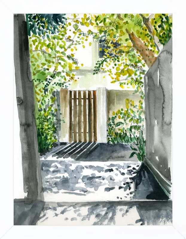 Garden Gate by Miri Eshet for Artfully Walls