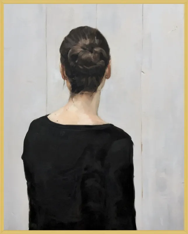 Portrait of a young woman by Philine van der Vegte for Artfully Walls