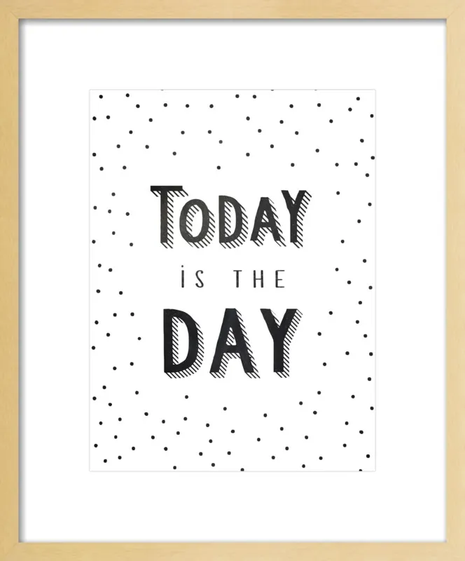 Today is the day by Lonneke de Roos - Kind of Style for Artfully Walls