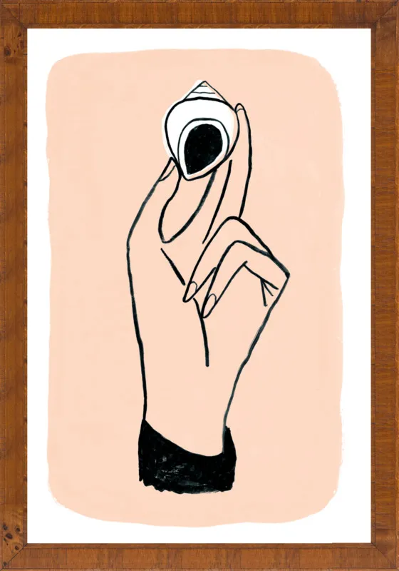 My Hand is My Face by Michael Doyle - Apartment On Belmont for Artfully Walls