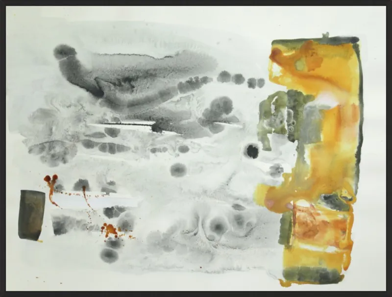 work on paper #24 by Emily Van Horn for Artfully Walls