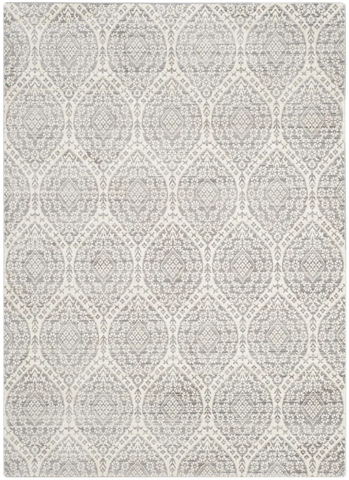 Arlo Home Woven Area Rug, VAL206A, Mauve/Cream,  5' X 8'