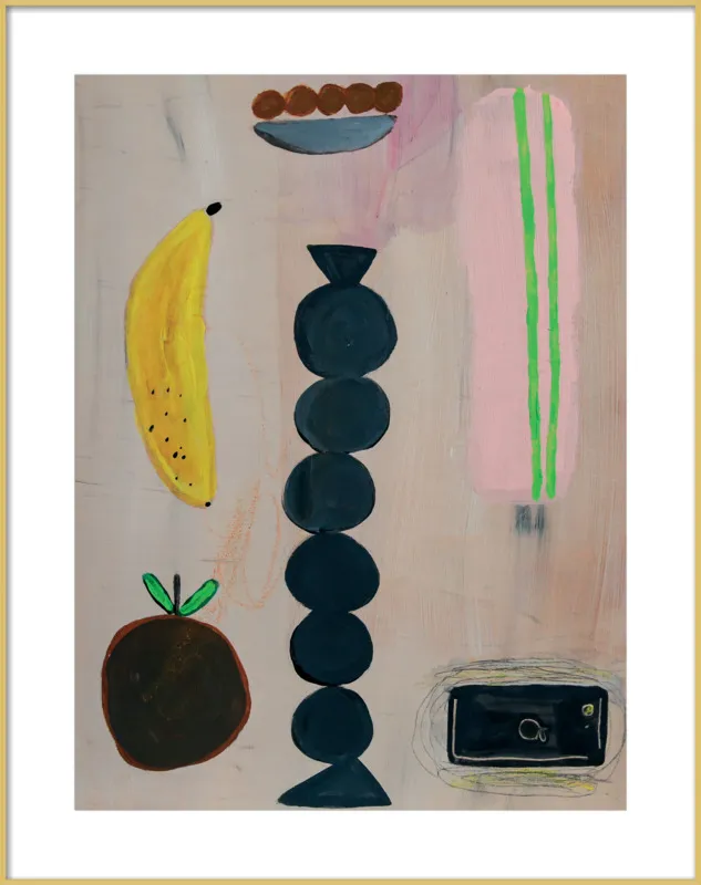 Still life with a phone vibration by Agata Królak for Artfully Walls