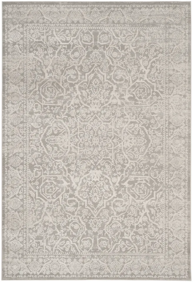 Arlo Home Woven Area Rug, PRN714G, Grey/Beige,  5' 1" X 7' 6"