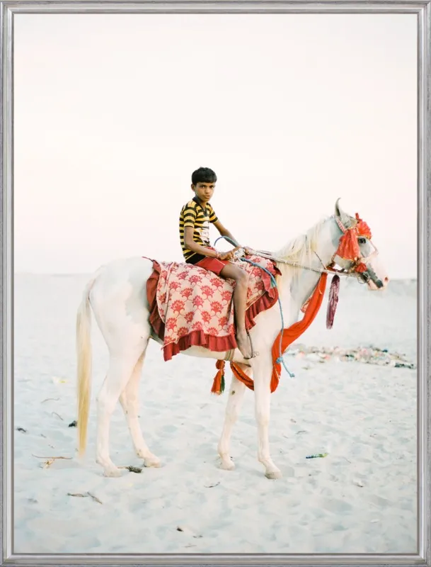 Boy on Horse by Andrew Jacona for Artfully Walls