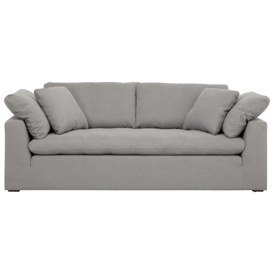 Sky 96" Sofa, LiveSmart Peyton-Slate, Espresso
