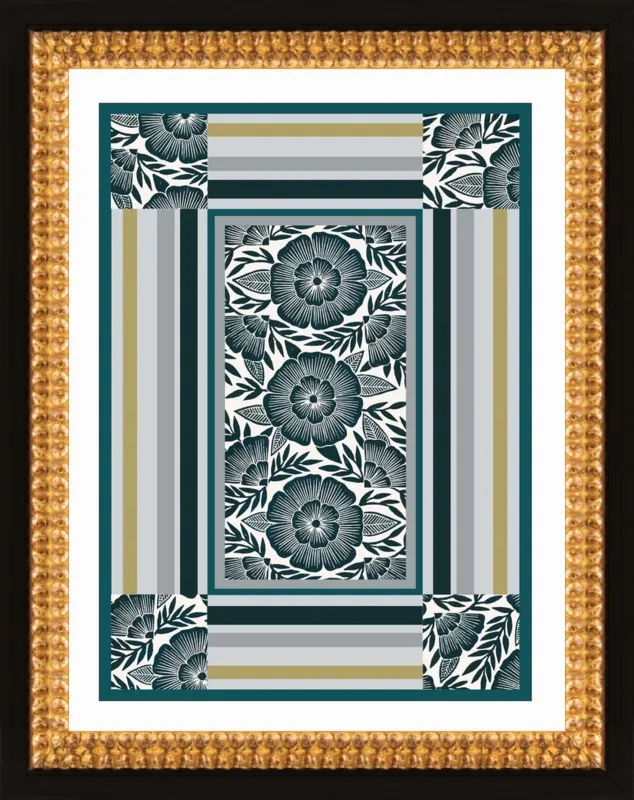 Botanical Frame 1 by Katharine Watson for Artfully Walls