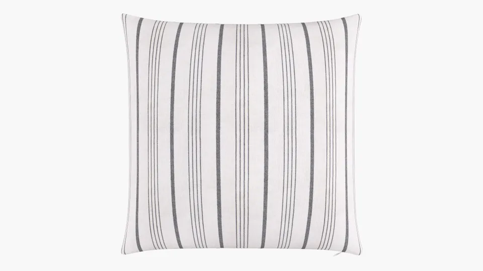 Throw Pillow 26", Black Market Stripe, 26" x 26"