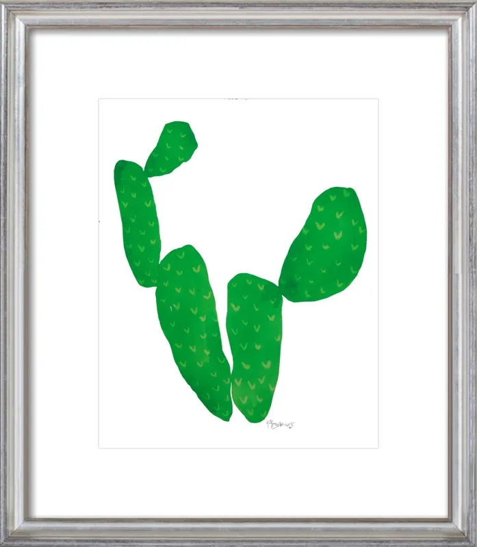 Green Cacti by Kate Roebuck for Artfully Walls