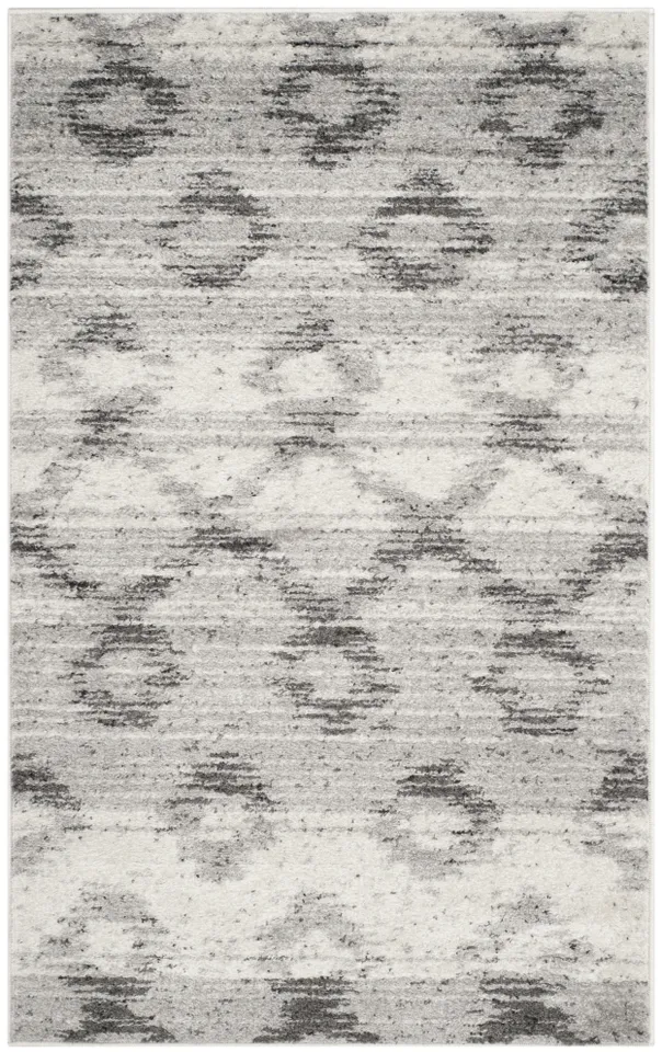 Arlo Home Woven Area Rug, ADR106P, Silver/Charcoal,  3' X 5'