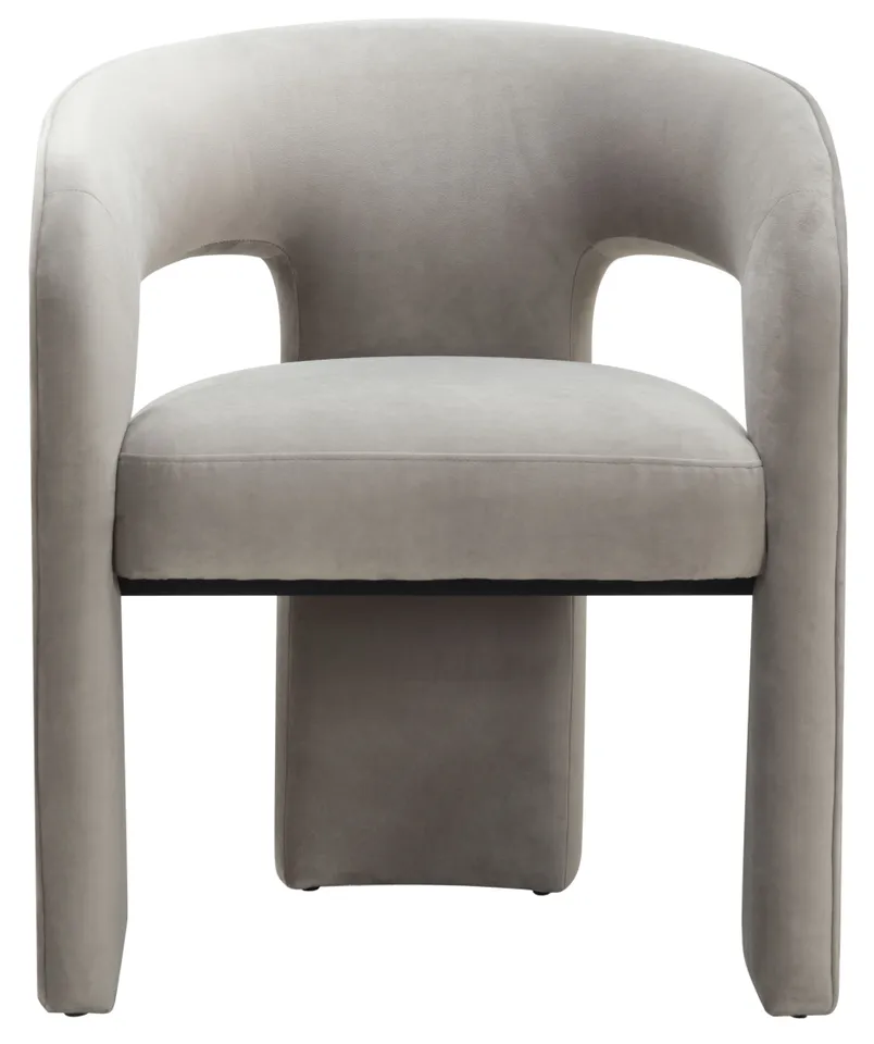 Safavieh Couture Catharia 3 Leg Dining Chair, Light Brown
