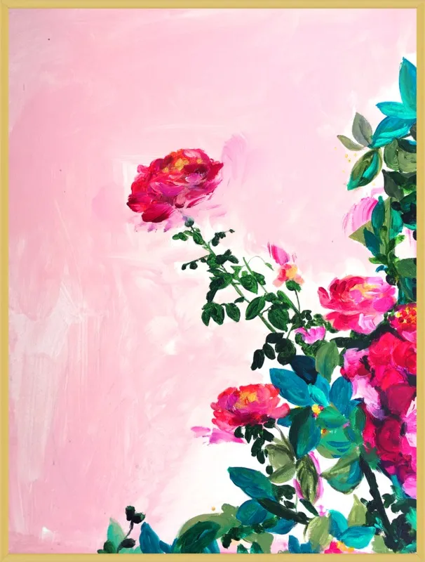 Rose Garden I by Christine Lindstrom for Artfully Walls