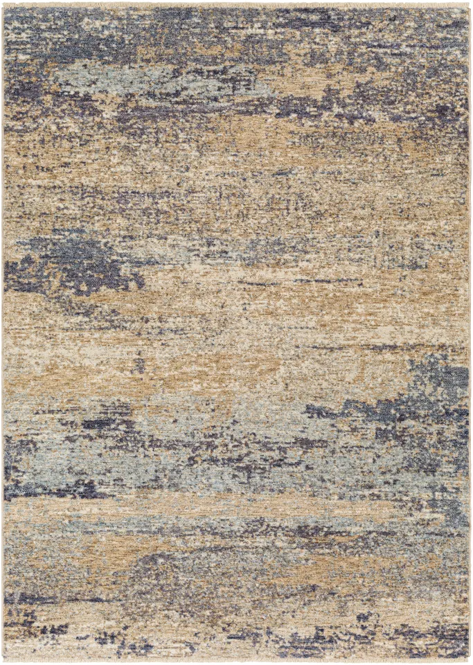 Misterio Beige Indoor 3'3" x 7'3" Machine Woven Rug