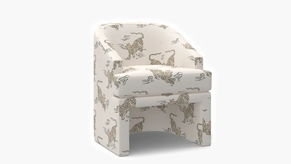 Arco Dining Chair, Canvas Tigresse