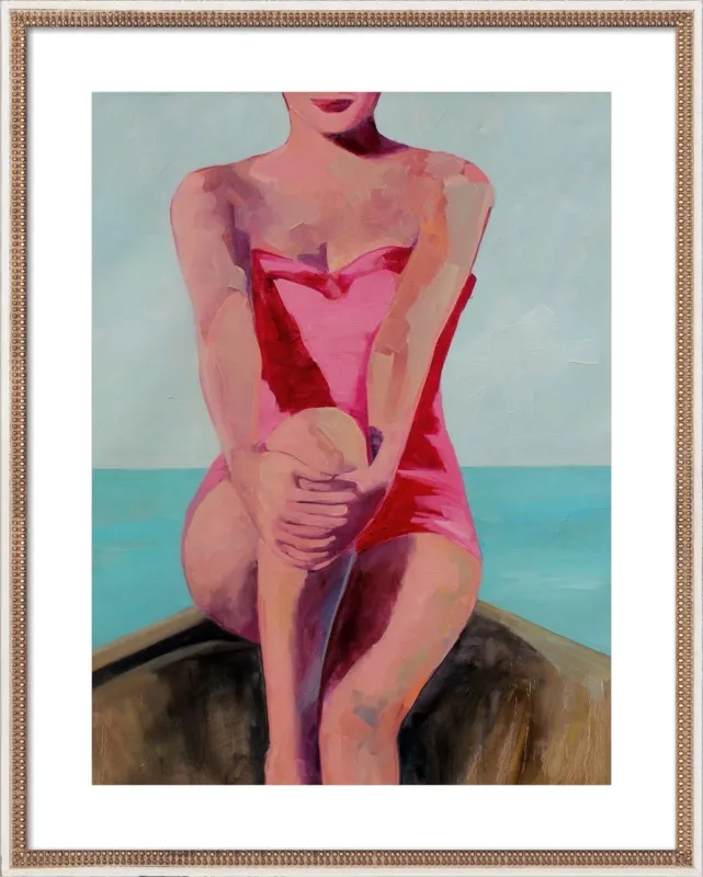 Woman in a Boat by T. S. Harris for Artfully Walls