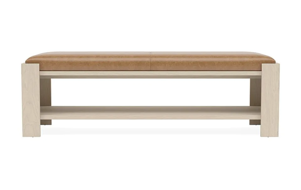 Reeve Leather Bench