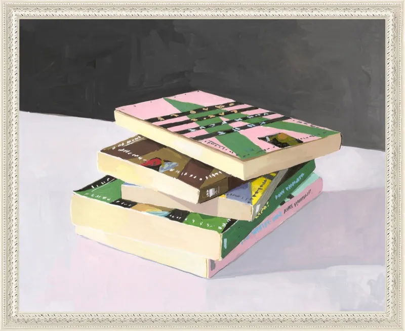 Vonnegut Stack by Elizabeth Mayville for Artfully Walls