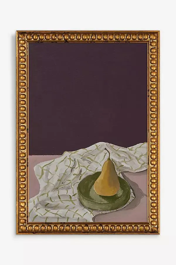 Pear and Linen II Wall Art