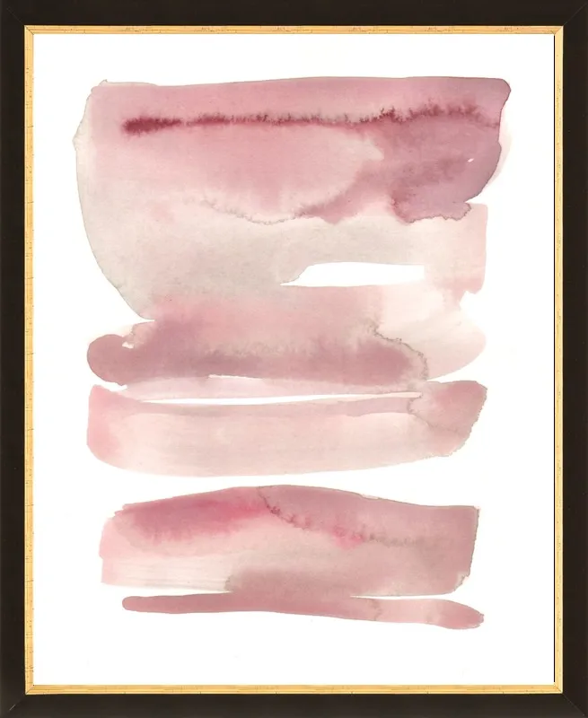 pink waves by Kelly Witmer for Artfully Walls