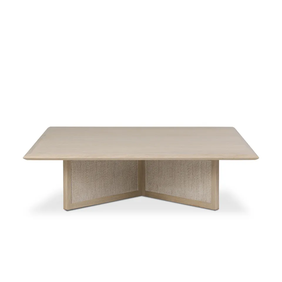 Rosenell Square Coffee Table - Natural Oak Veneer