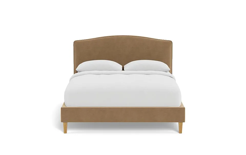 Celia Upholstered Bed with Contrast Piping