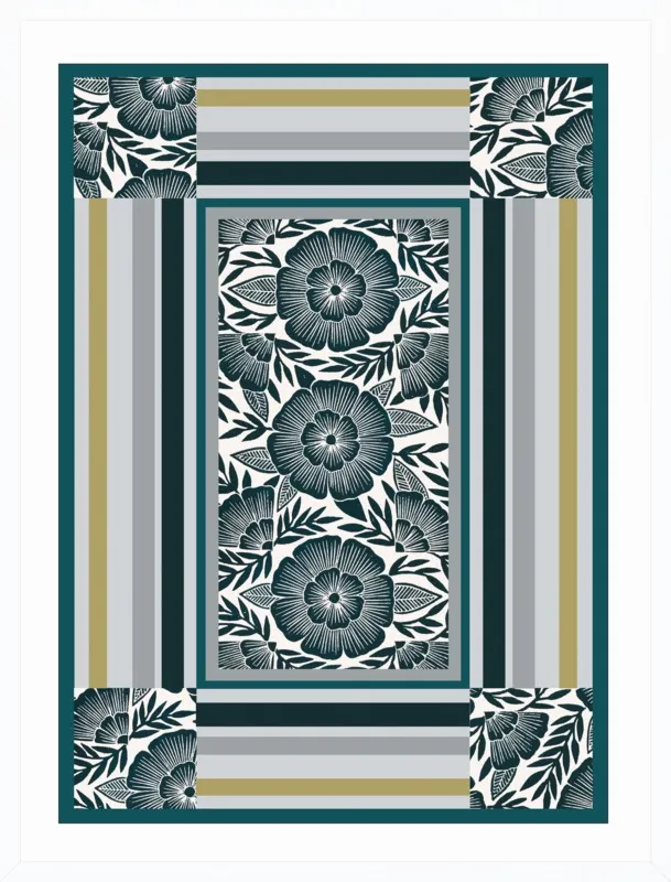Botanical Frame 1 by Katharine Watson for Artfully Walls