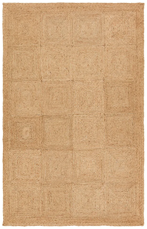 Ecrin BRD02 Handmade Solid Tan Area Rug (10'x14')
