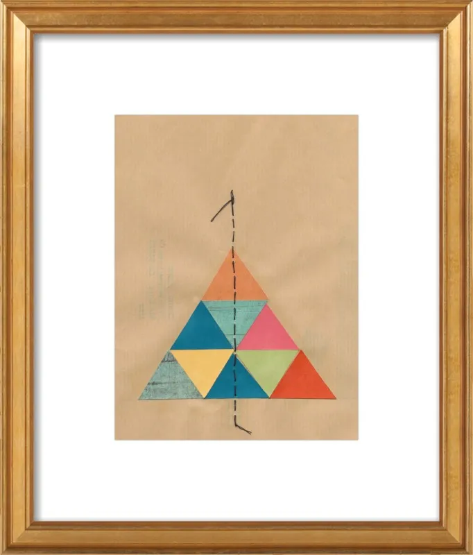 Pyramid Series 1 by Jan Weiss for Artfully Walls