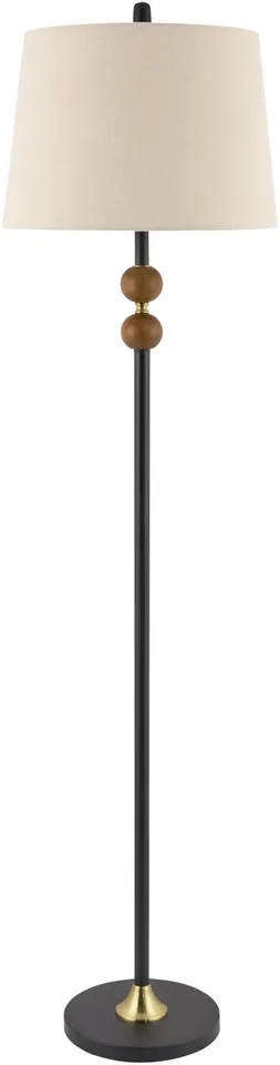 Ragay  Hand Painted 61"H x 16"W x 16"D Accent Floor Lamp
