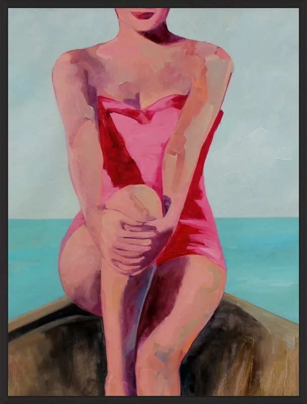Woman in a Boat by T. S. Harris for Artfully Walls