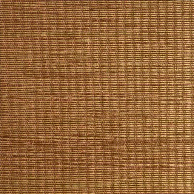 Sisal Grasscloth Golden Wallpaper
