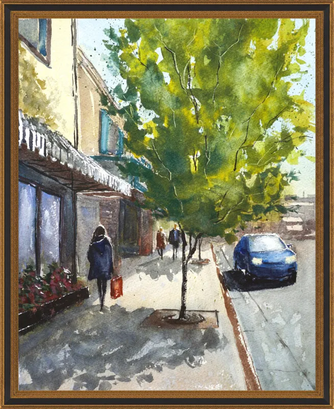 Shops in Laguna by Lauren Dusing for Artfully Walls