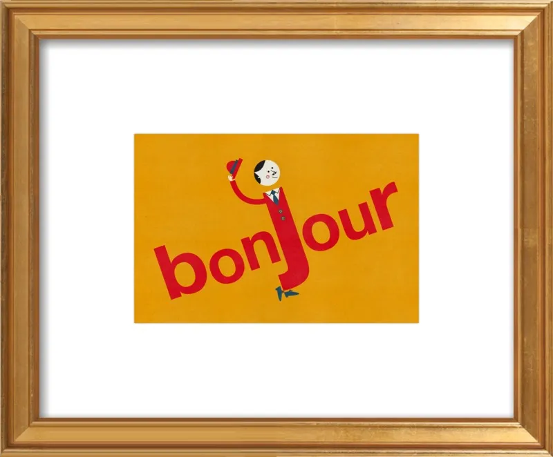 Bonjour by Blanca Gómez for Artfully Walls