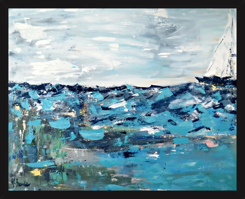 Rough Waters by Mary Baude for Artfully Walls
