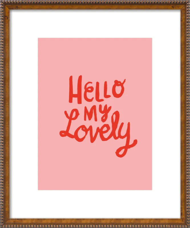 Hello My Lovely by Paula Mills for Artfully Walls