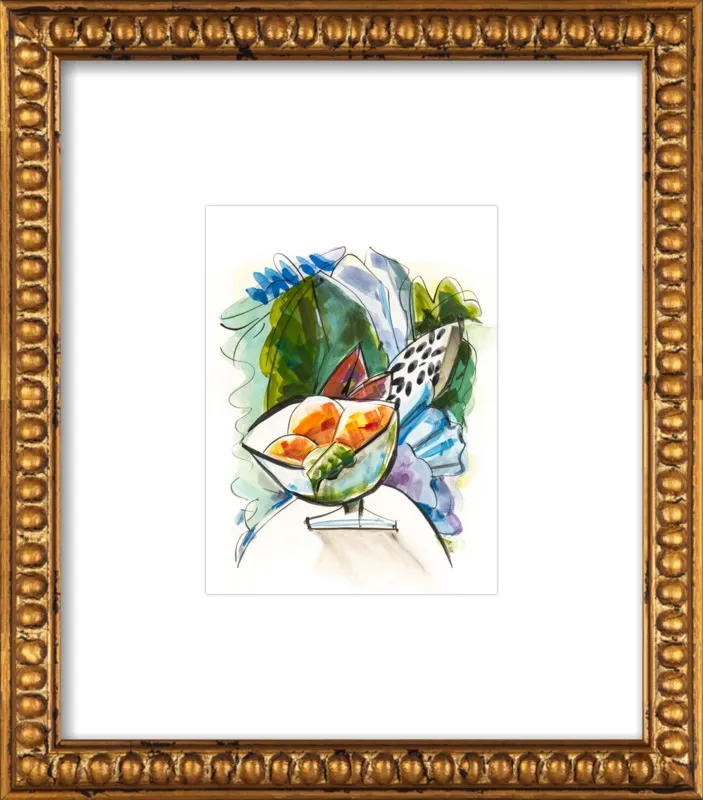 Still life with oranges by Becky Aubry for Artfully Walls
