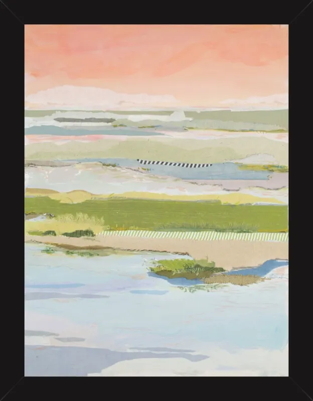 Marsh Blush East by Karin Olah for Artfully Walls