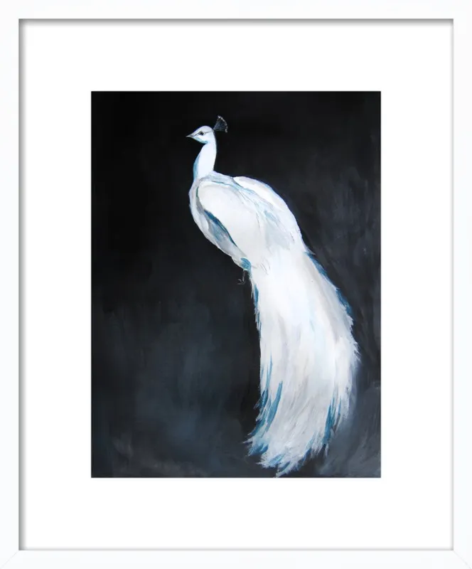 White Peacock II by Christine Lindstrom for Artfully Walls