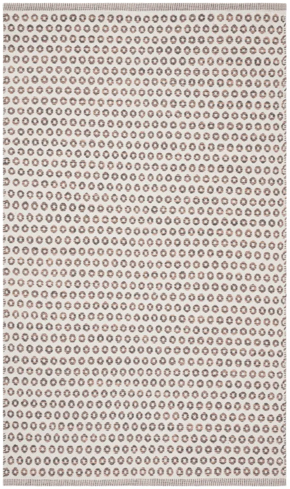 Arlo Home Hand Woven Area Rug, MTK616H, Charcoal/Peach/Ivory,  3' X 5'