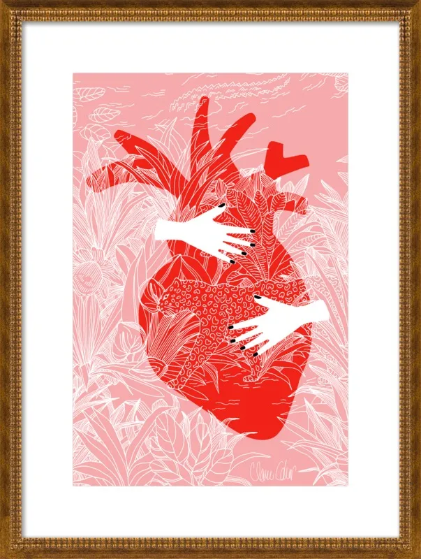 REFUGE ROSE by Claire Colin for Artfully Walls