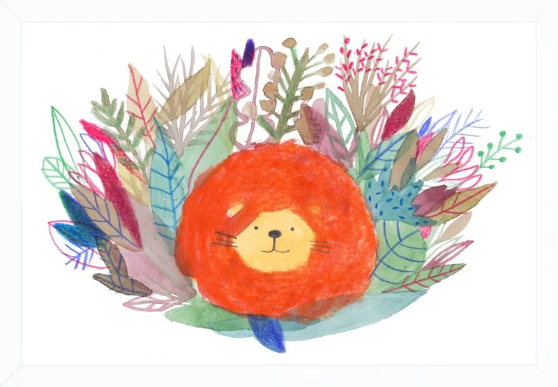 Lion by Marion Barraud for Artfully Walls