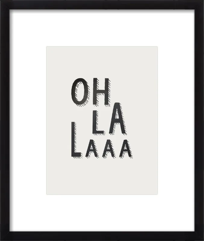 Oh la la by Lonneke de Roos - Kind of Style for Artfully Walls